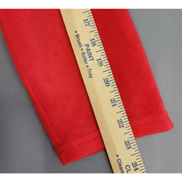 Hello Kitty Fleece Nightgown Adult Womens Medium Red Embroidered Pockets Saniro - Picture 10 of 14